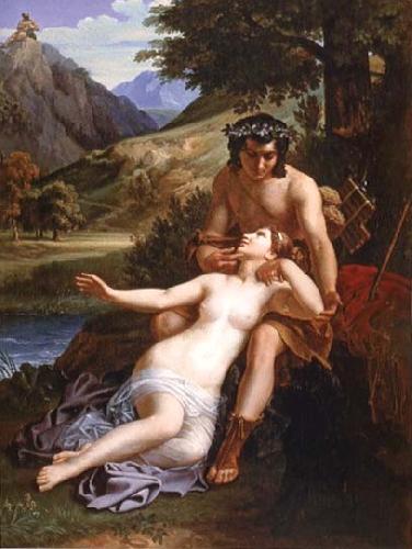 Alexandre  Cabanel The Love of Acis and Galatea